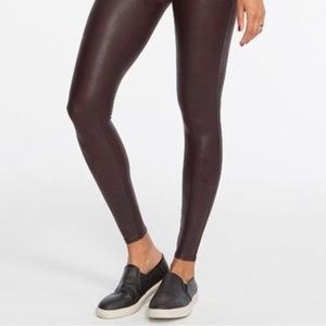 SPANX Faux Leather Leggings (Worn only twice!)